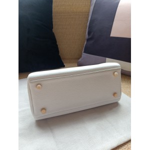 Hermes kelly bag 28cm - 32cm white togo leather Bags