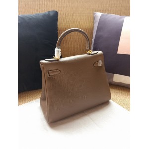 Hermes kelly bag 28cm - 32cm grey togo leather Bags