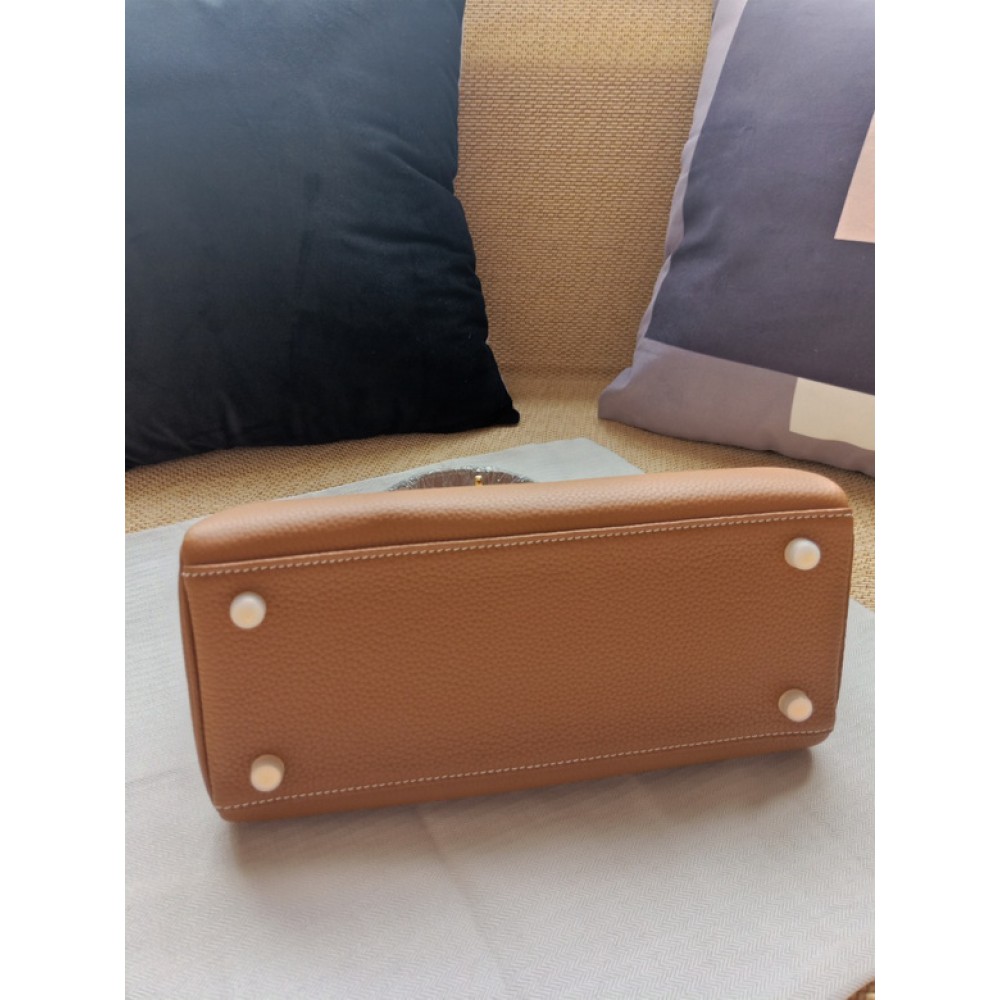 Hermes kelly bag 28cm - 32cm brown togo leather Bags