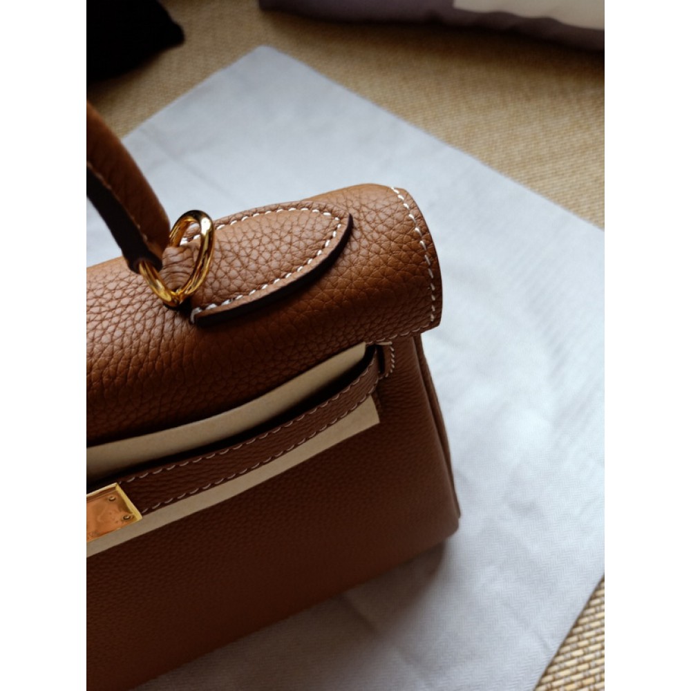 Hermes kelly bag 28cm - 32cm brown togo leather Bags
