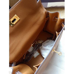 Hermes kelly bag 28cm - 32cm brown togo leather Bags