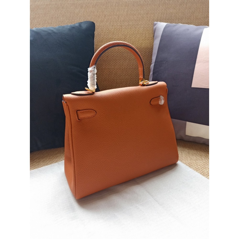 Hermes kelly bag 28cm - 32cm orange togo leather Bags