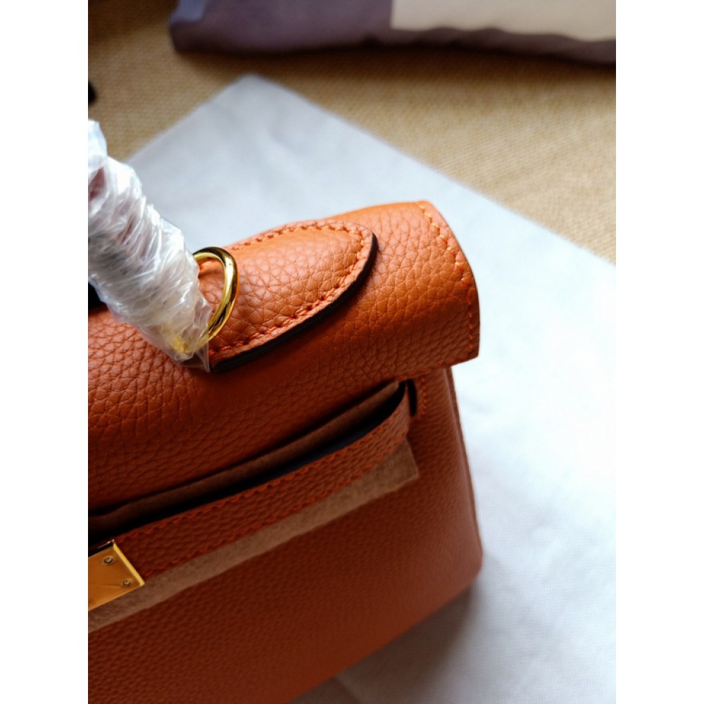 Hermes kelly bag 28cm - 32cm orange togo leather Bags