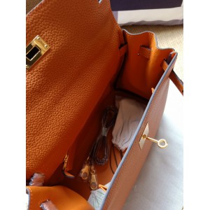 Hermes kelly bag 28cm - 32cm orange togo leather Bags