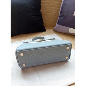 Hermes kelly bag 28cm - 32cm ligth blue togo leather Bags