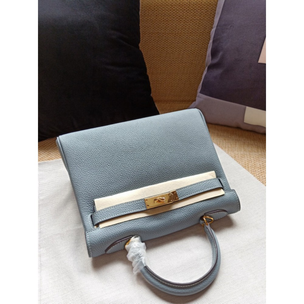 Hermes kelly bag 28cm - 32cm ligth blue togo leather Bags