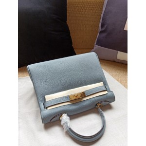 Hermes kelly bag 28cm - 32cm ligth blue togo leather Bags