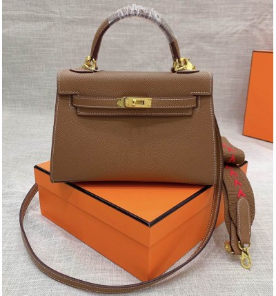 Hermes kelly bag 19x22cm epsom leather