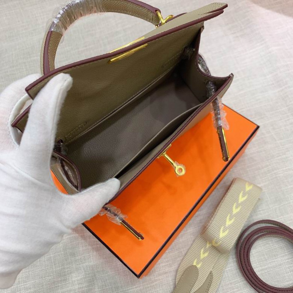 Hermes kelly bag 19x22cm epsom leather Bags