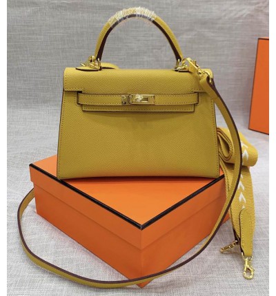 Hermes kelly bag 19x22cm epsom leather