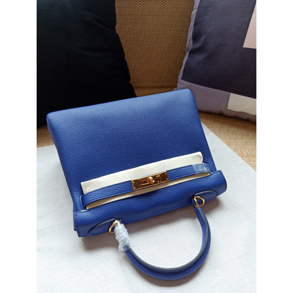 Hermes kelly bag 28cm - 32cm blue togo leather Bags