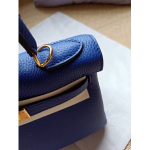 Hermes kelly bag 28cm - 32cm blue togo leather Bags