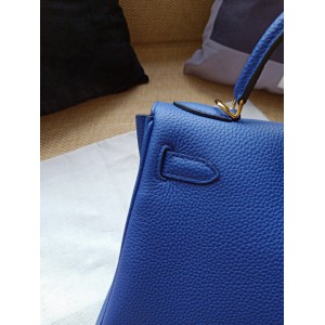 Hermes kelly bag 28cm - 32cm blue togo leather Bags