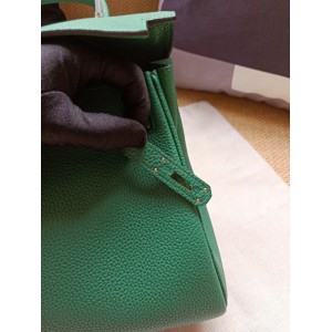 Hermes kelly bag 28cm - 32cm green togo leather Bags