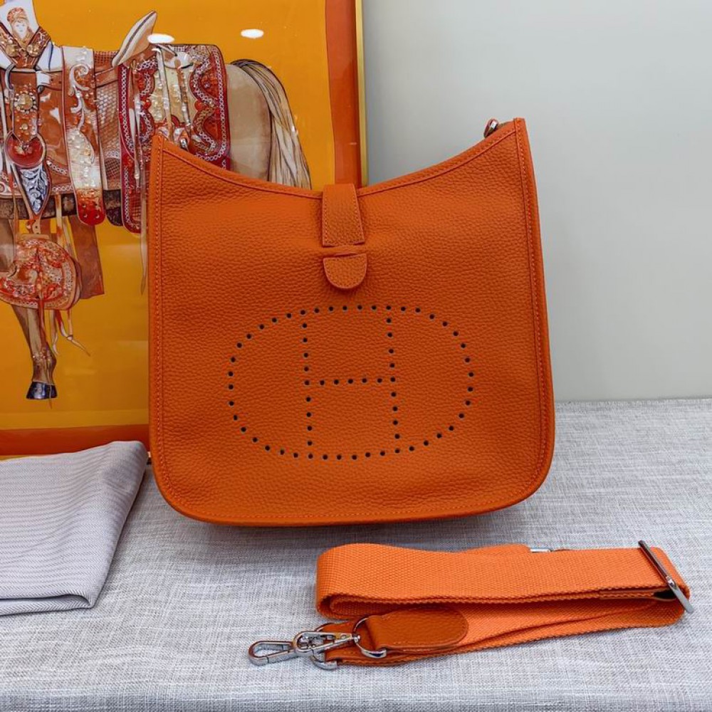 Hermes evelyne 30.5x33cm orange Bags