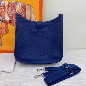 Hermes evelyne 30.5x33cm blue Bags