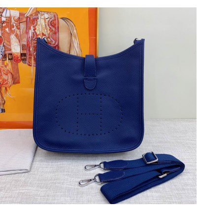 Hermes evelyne 30.5x33cm blue