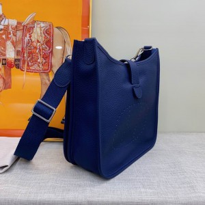 Hermes evelyne 30.5x33cm blue Bags