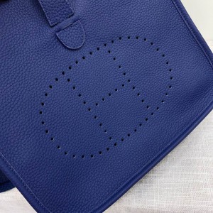 Hermes evelyne 30.5x33cm blue Bags