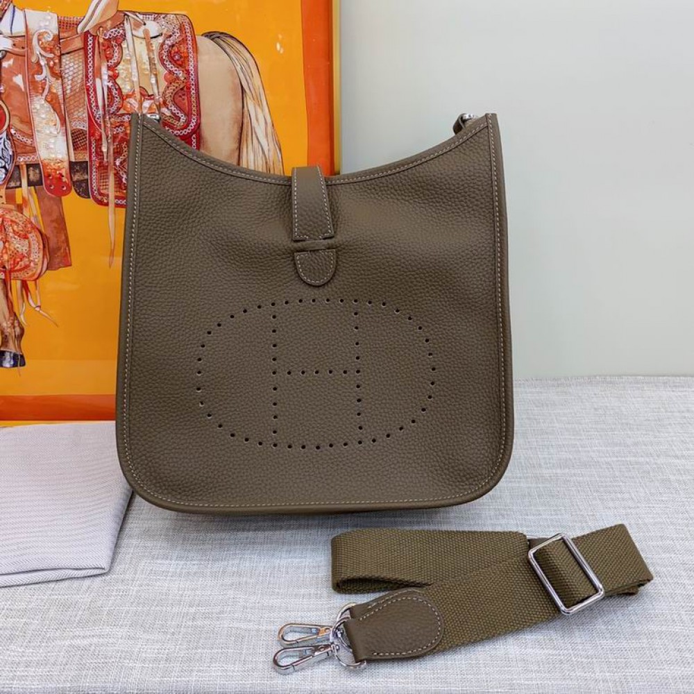 Hermes evelyne 30.5x33cm grey Bags