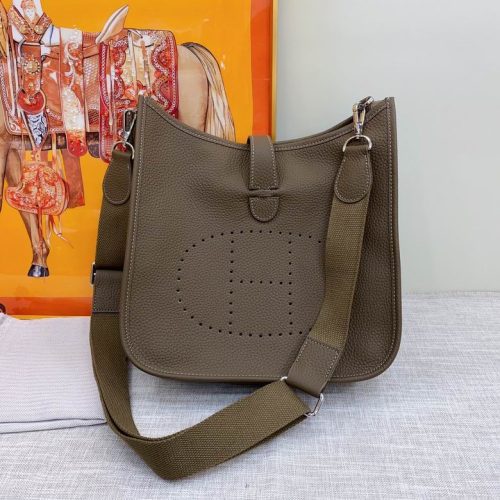 Hermes evelyne 30.5x33cm grey Bags