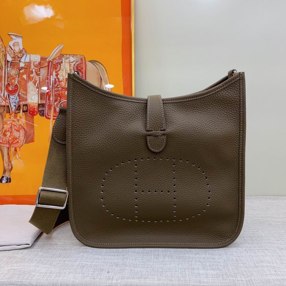 Hermes evelyne 30.5x33cm grey Bags