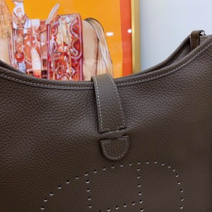 Hermes evelyne 30.5x33cm grey Bags