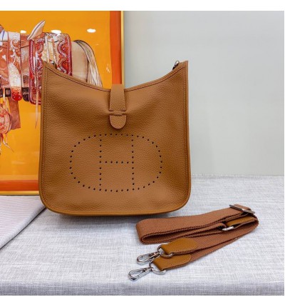 Hermes evelyne 30.5x33cm brown