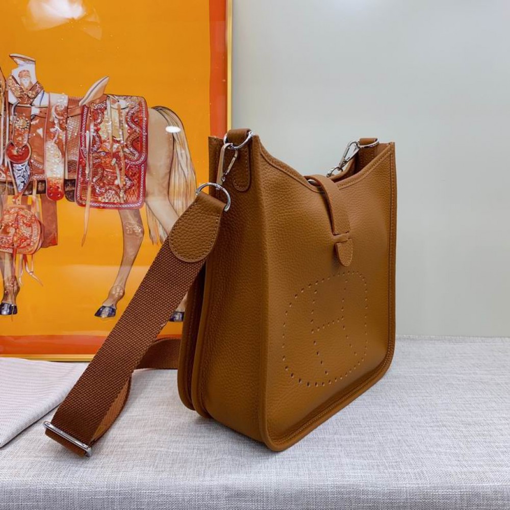 Hermes evelyne 30.5x33cm brown Bags