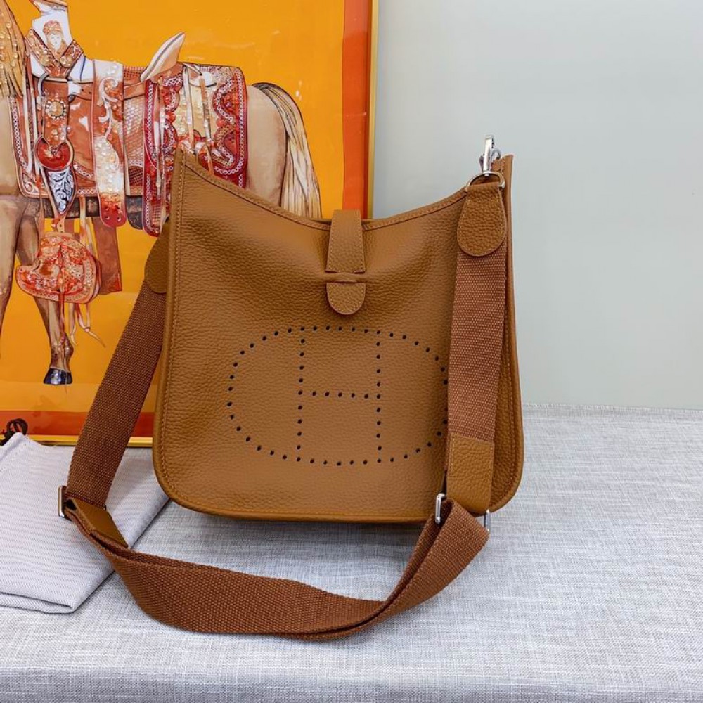Hermes evelyne 30.5x33cm brown Bags