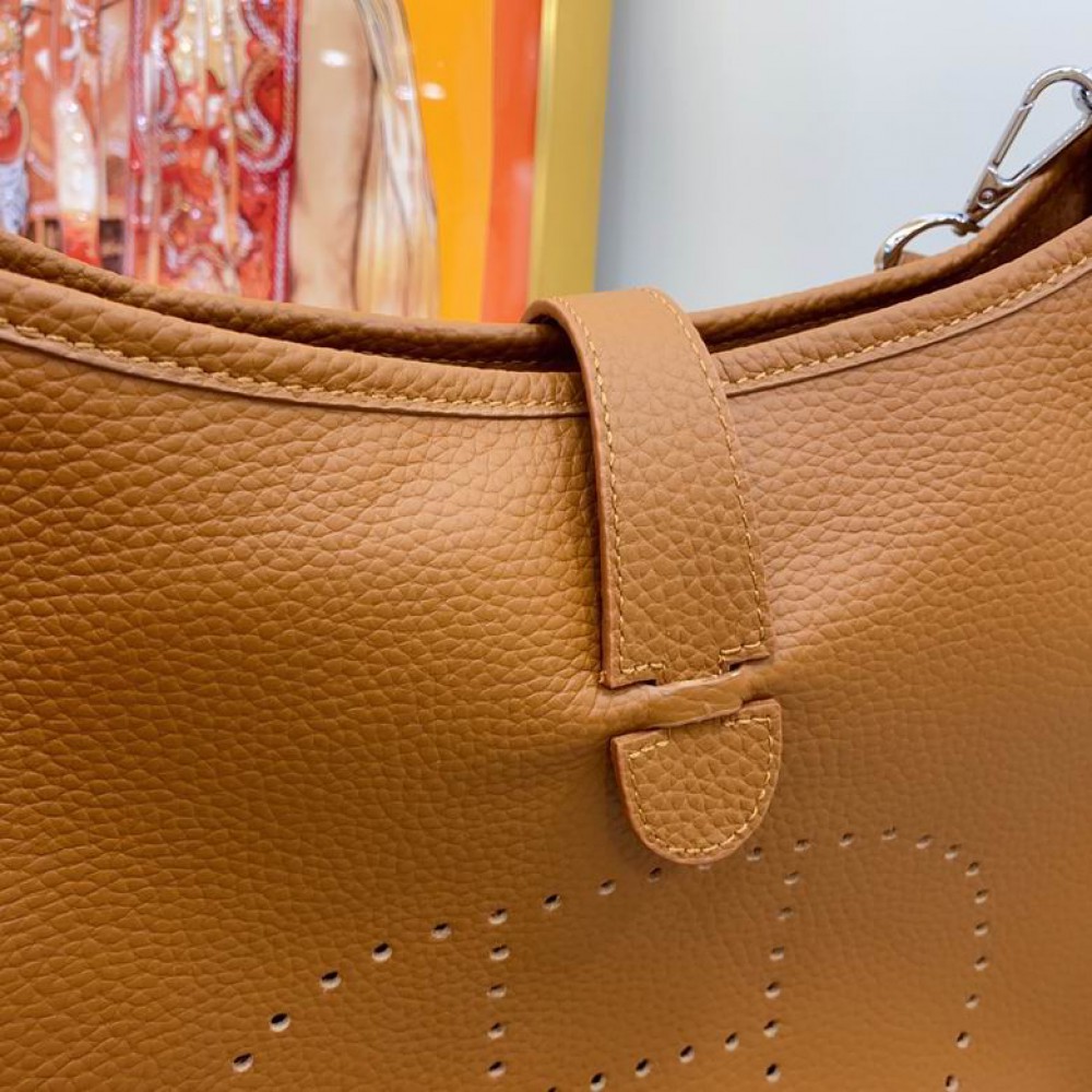 Hermes evelyne 30.5x33cm brown Bags