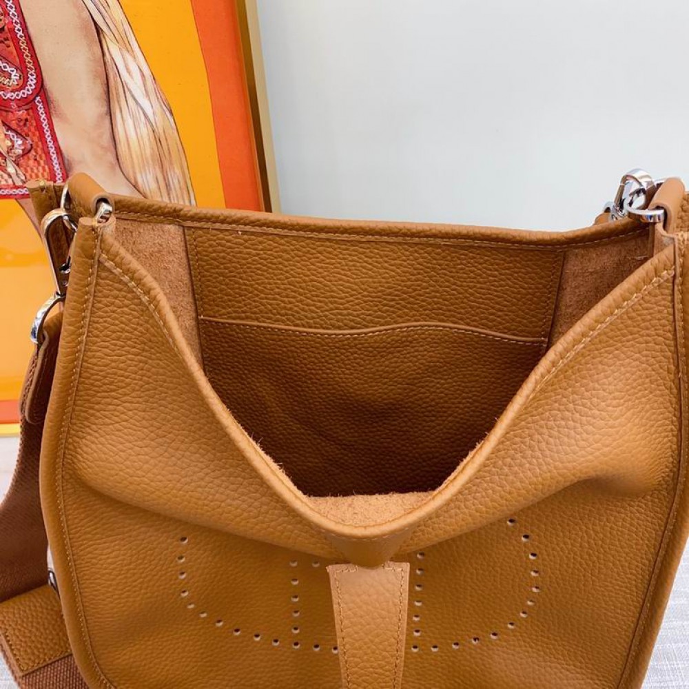 Hermes evelyne 30.5x33cm brown Bags