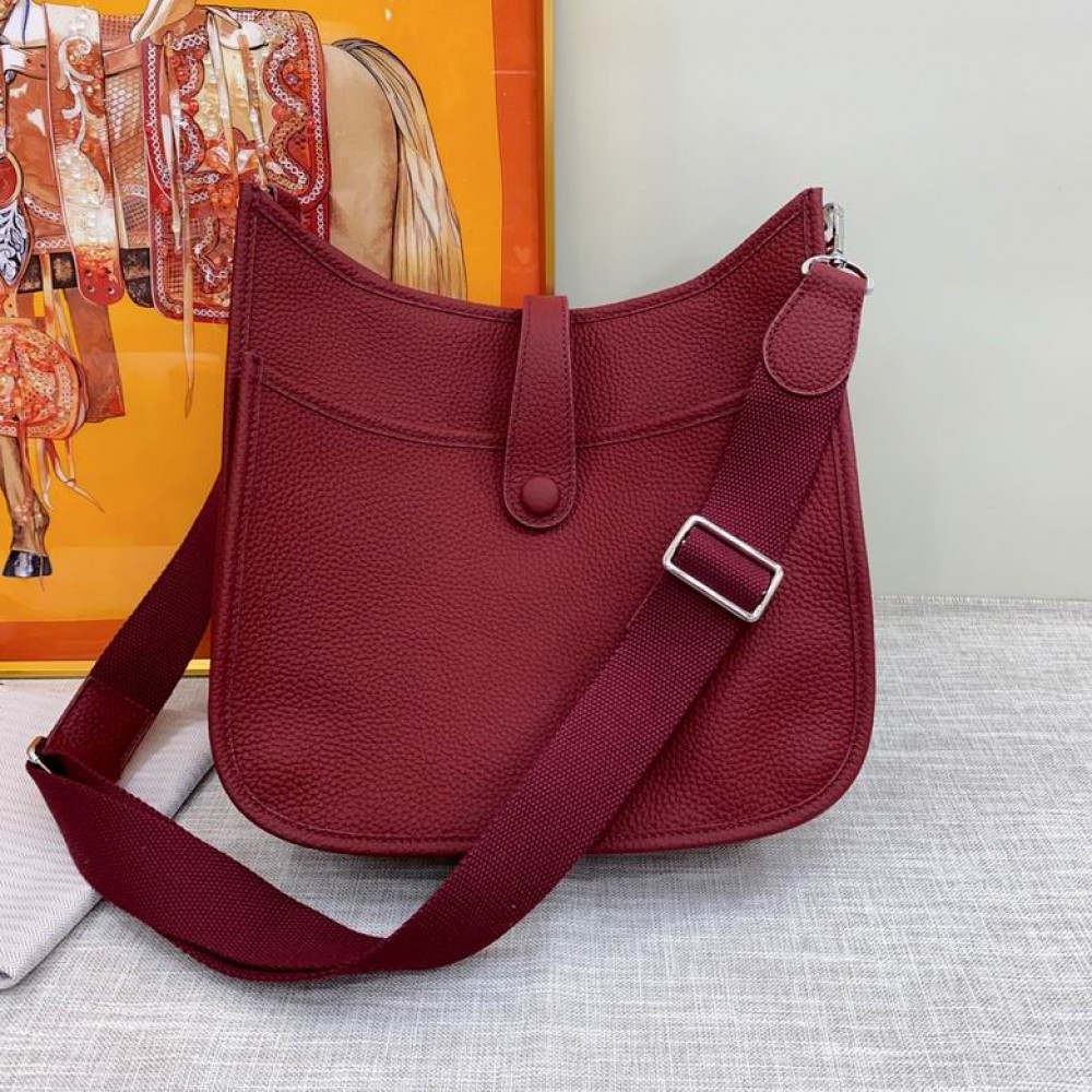 Hermes evelyne 30.5x33cm bordo Bags
