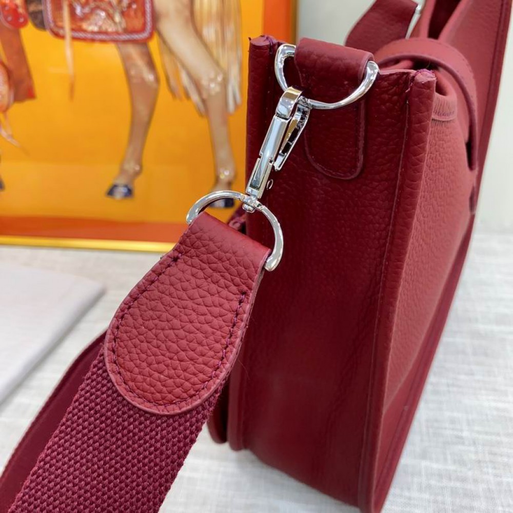 Hermes evelyne 30.5x33cm bordo Bags