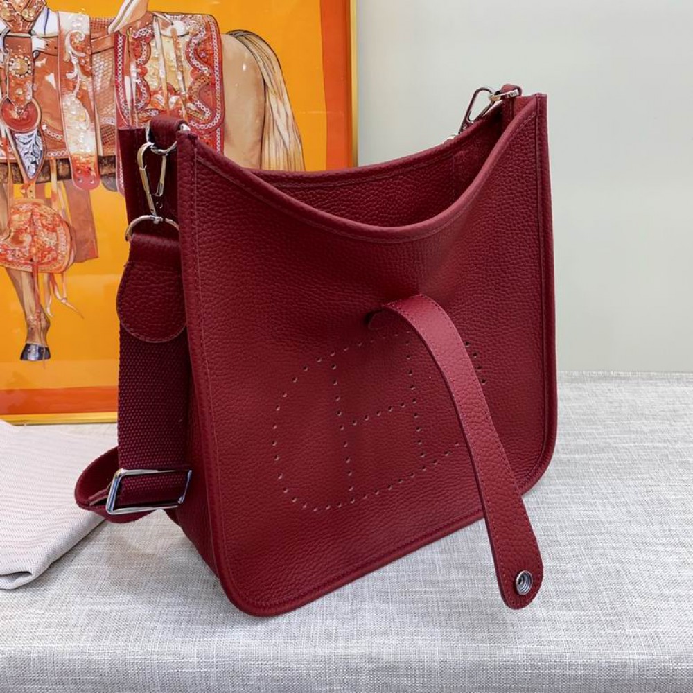 Hermes evelyne 30.5x33cm bordo Bags