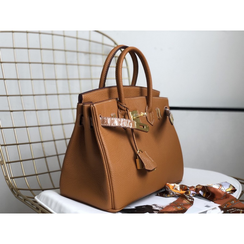 Hermes birkin bag togo leather brown 35x25cm-30x22cm Bags