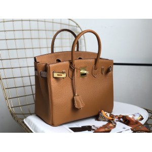 Hermes birkin bag togo leather brown 35x25cm-30x22cm Bags