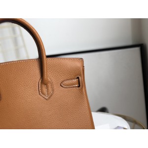 Hermes birkin bag togo leather brown 35x25cm-30x22cm Bags