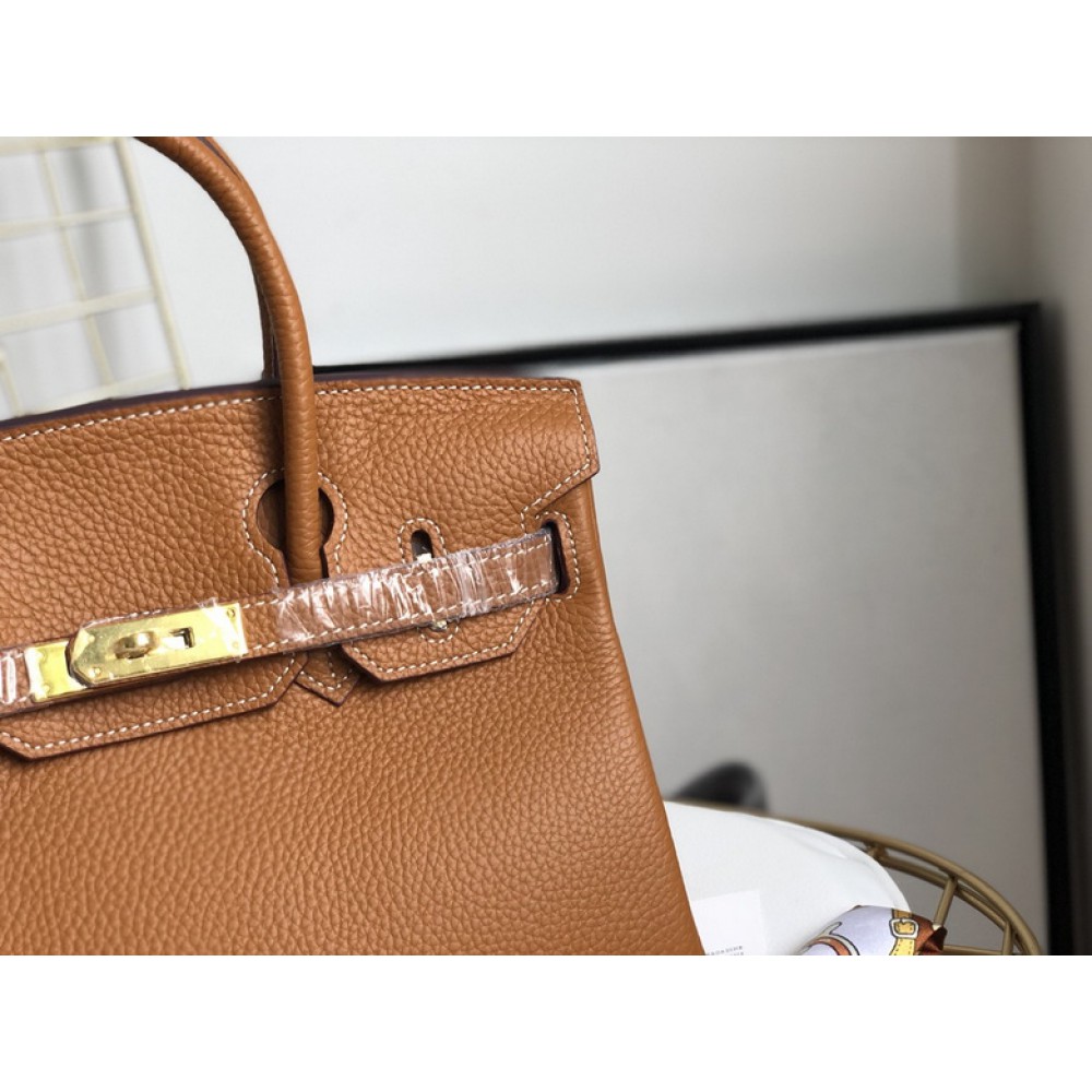Hermes birkin bag togo leather brown 35x25cm-30x22cm Bags