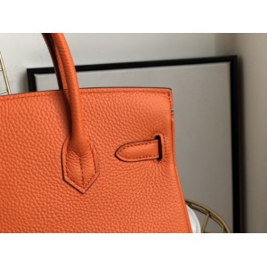 Hermes birkin bag togo leather orange 35x25cm-30x22cm Bags