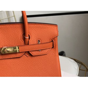 Hermes birkin bag togo leather orange 35x25cm-30x22cm Bags