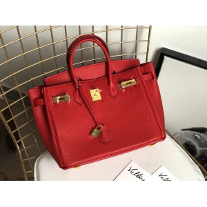 Hermes birkin bag togo leather red 35x25cm-30x22cm Bags