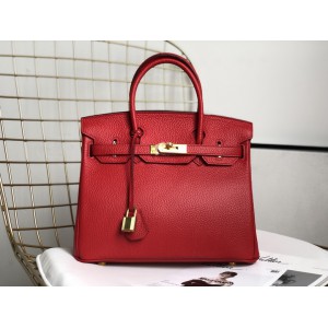 Hermes birkin bag togo leather red 35x25cm-30x22cm Bags