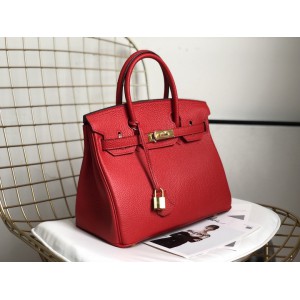 Hermes birkin bag togo leather red 35x25cm-30x22cm Bags