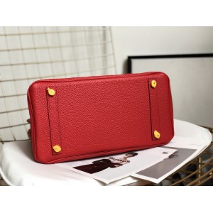 Hermes birkin bag togo leather red 35x25cm-30x22cm Bags