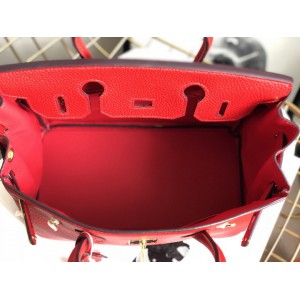 Hermes birkin bag togo leather red 35x25cm-30x22cm Bags