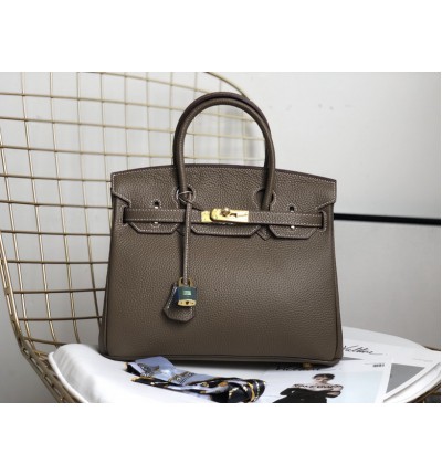 Hermes birkin bag togo leather grey 35x25cm-30x22cm