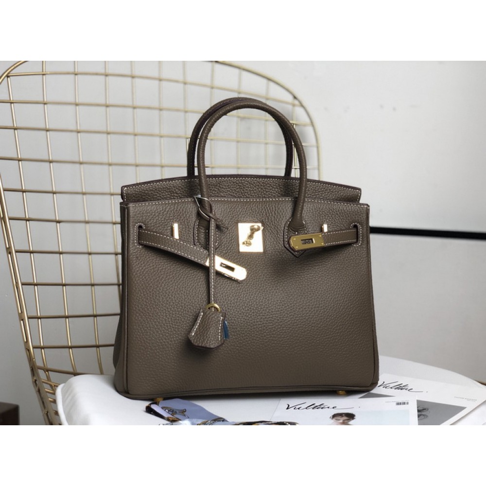 Hermes birkin bag togo leather grey 35x25cm-30x22cm Bags