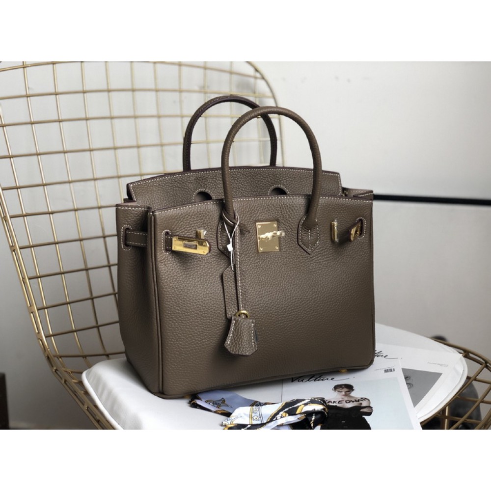 Hermes birkin bag togo leather grey 35x25cm-30x22cm Bags