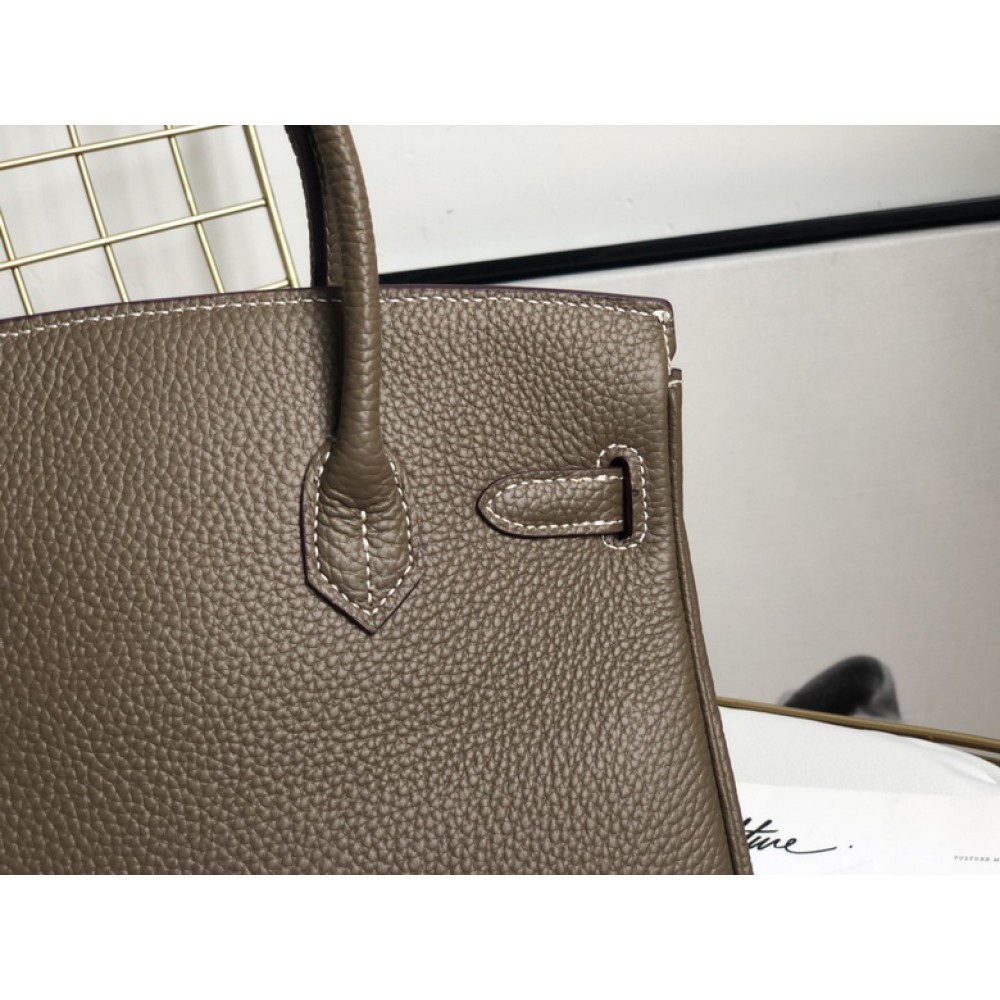 Hermes birkin bag togo leather grey 35x25cm-30x22cm Bags